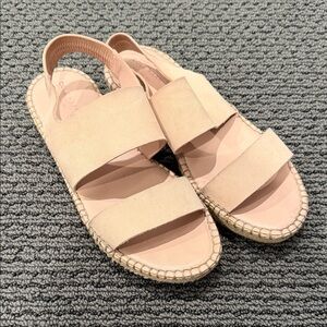Cole Haan Blush Pink Espadrille Slingback Sandals